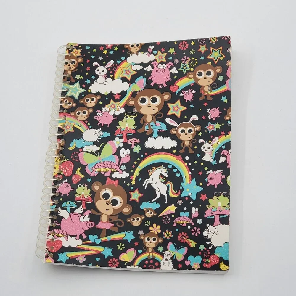 Justice 3pc Bobbie Monkey Set: Notebook, New Pencil Case & Zip Wallet